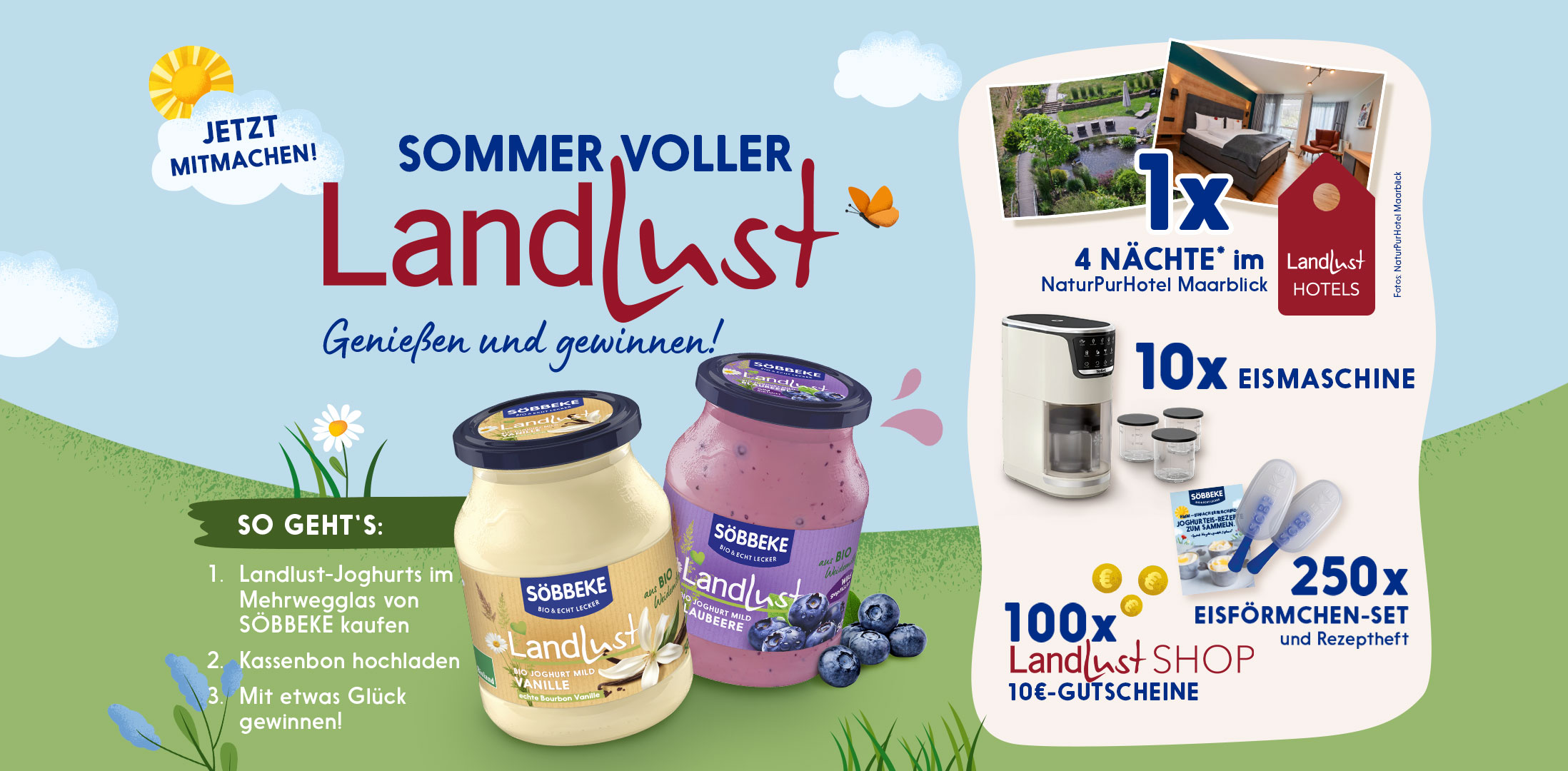 Sommer voller Landlust – Genießen und gewinnen!